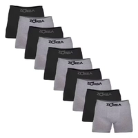  Kit Com 10 Cuecas Algodão Sem Costura Zorba 