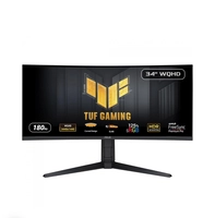 Monitor Gamer Asus TUF Gaming, 34 Pol, Curvo, WQHD, 1ms, 180Hz, 125% sRGB, HDR, FreeSync Premium Pro, HDMI/DP, VG34VQL3A