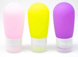 [PRIME] Kit Viagem 3 Frascos Silicone - 80ml | R$67