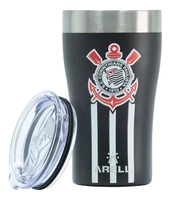 Copo Térmico Time Corinthians Timão -  Arell Cor Preto
