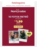 Fotos Retrô só R$ 1,99 | FotoRegistro