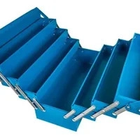 Caixa De Ferramentas Sanfonada Tramontina 7 Gavetas Azul