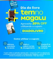 20% OFF em Livros na MagaLu