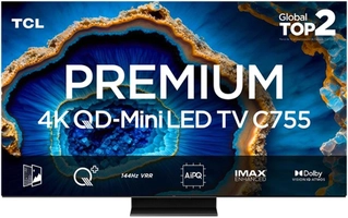 Smart TV TCL 75 4K QLED Mini LED Google TV 144Hz