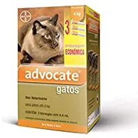 [Prime] Antipulgas Advocate Bayer Gatos até 4kg, 3 Bisnagas de 0,4ml R$ 85