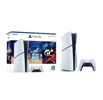 Console Sony PlayStation 5, Com Leitor de Discos, SSD 1TB, Controle Sem Fio DualSense + 2 Jogos