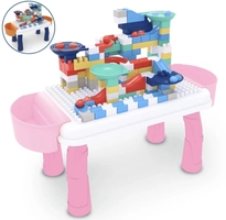 Mesa Infantil com Blocos de Montar Interativos