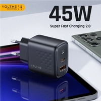 (Moedas R$56) Carregador 45W Voltme USB-C PD p/ Samsung - Write