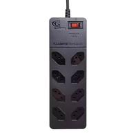 [AME R$ 50,97] Protetor Dps Iclamper Filtro 8 Tomadas Preto