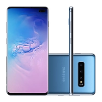 Smartphone Samsung Galaxy S10 Plus 128GB Azul Tela 6.4" Câmera Tripla 16MP Selfie 10MP Dual Chip Android 9.0