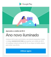 Cupom de R$4,00 para ebooks no Google Play