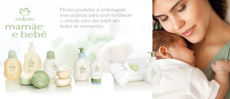 [Natura] Linha Mamãe e Bebê - Corpo e Banho com 30% off - a partir de R$ 12