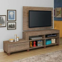 Painel e Rack para TV de até 47" MDP Artely Byron 3402 Canela