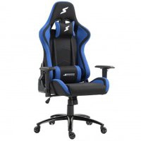 Cadeira Gamer SuperFrame Hunter, Reclinável, Preto e Azul