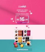 Dolce Gusto Caixas regulares a partir de R$16,90 e frete grátis 