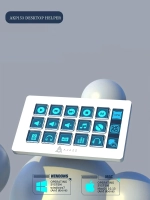 AJAZZ Painel Console Multifuncional, Assistente de Desktop