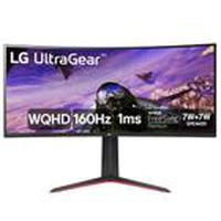 Monitor Gamer LG UltraGear 34 Curvo LED WQHD, UltraWide, 160Hz, 1ms, DisplayPort e HDMI, AMD FreeSync Premium, HDR10, 99% sRGB - 34GP63A-B