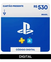 Cartão Presente Gift Card PlayStation Store R$ 530 (Digital)