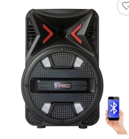 Caixa de Som Amplificada TRC 5511 Bluetooth USB Entrada para microfone Bateria interna 110W R$199