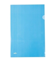 Pasta L Oficio Delloplast Azul Pacote com 10 Unidades