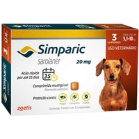 Simparic 5 a 10kg, 3 comprimidos