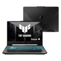 Notebook ASUS TUF Gaming A15, RTX 3050, AMD RYZEN 7, 8 GB, 512 GB SSD, KeepOS, Tela 15.6'' FHD, Graphite Black - FA506NCR-HN089
