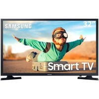 Smart TV LED 32" HD Samsung T4300 com HDR, Sistema Operacional Tizen, Wi-Fi, Espelhamento de Tela, Dolby Digital Plus, HDMI e USB | R$1115
