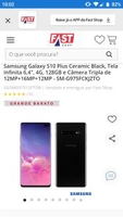 Samsung Galaxy S10 Plus Ceramic Black 128GB | R$2.695