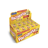 (2 Unidades) PAÇOQUITA QUADRADA EMBALADA DISPLAY DE 1KG COM 50 UNIDADES DE 20G - R$ 20