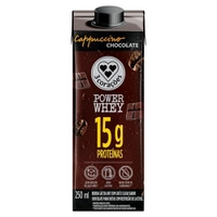 Cappuccino Choc Zero Lactose 3 Corações 250ml - Power Whey 