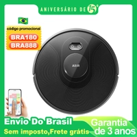 abir X8 Robô Aspirador De Pó, Sistema A Laser, Vários Andares Mapas, Zona De Limpeza, Área Restrita Configuração Para Casa Tapete Lavagem