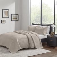 Kit Cobre Leito Colcha Casal 3 Pecas Dupla Face Micro Percal 150 Fios Matelado Pastilhas