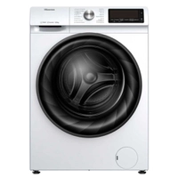 【com Cashback R$ 2465】Lava e Seca WD5Q1342BW Steam com 13 Programas de Lavagem Hisense