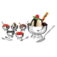 Conjunto de Taças para Sobremesa Euro Home em Inox - 12 Peças