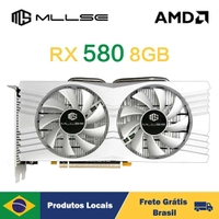 Placa de Vídeo AMD RX 580 8GB GDDR5 256Bit Branca 