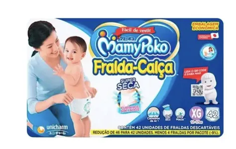 Fralda Calça MamyPoko Seca Roupinha XG 42 Unidades