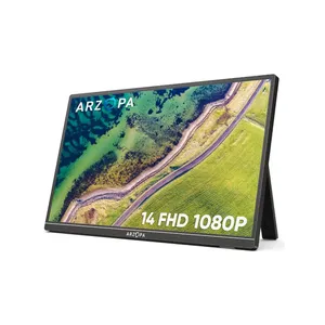 Arzopa Monitor Portátil 14" 1080P com Som