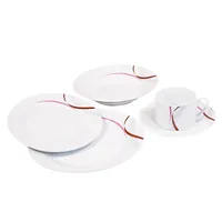Aparelho de Jantar 20 Peças em Porcelana Carrefour Home HO309536 Branco - R$99