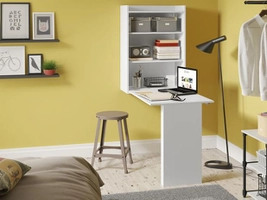 Armário com Mesa Dobrável de Parede - R$180