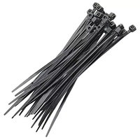 [Super R$4.9] Abraçadeira de Nylon, Nove 54, Preta, 100 x 2.5 mm