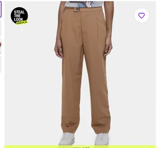 Calca Colcci Alfaiataria Feminina Marrom Tam 36