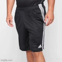 Bermuda Adidas 3S Masculina (Tam. P e M)