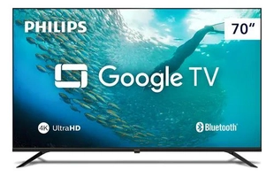Smart TV Philips 70" 4K Google TV c/ Voz