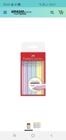 [PRIME] 6 Canetas Marca Texto Faber-Castell Pastel | R$ 12