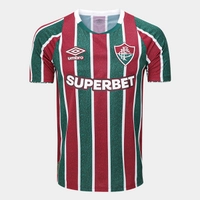 Camisa Fluminense I 24/25 s/n Torcedor Umbro Masculina