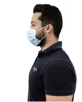 Tripla Camada Protetora, Anti Bacteriana Com Elástico | |R$ 1