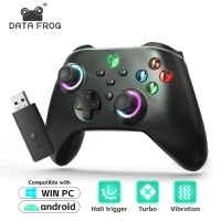 [Taxa Inclusa/Conta Nova R$58,77] DATA FROG Controle Gamer com fio/sem fio para Xbox 36/360 slim e PC Windows 