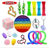 Kit de brinquedos Anti-Stress 25 peças | R$98