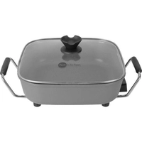 [R$29,69 AME SC] Panela Elétrica Marmorizada Cinza - Fun Kitchen