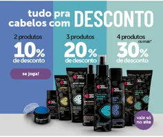 Desconto progressivo em produtos para cabelo quem disse berenice, até 30% OFF
